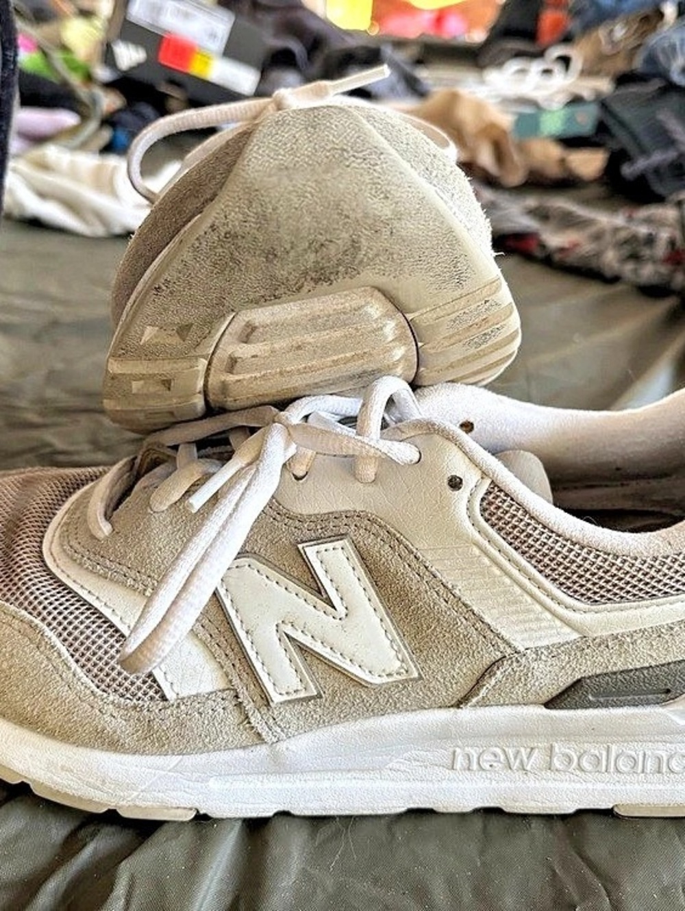 New Balance 574 Women's Sneakers US 10 Beige White